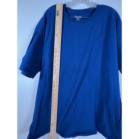 Men's Champion Authentic Logo Short Sleeve T Shirt Red & Blue Lot Of 2 Size 2XL - Picture 8 of 16